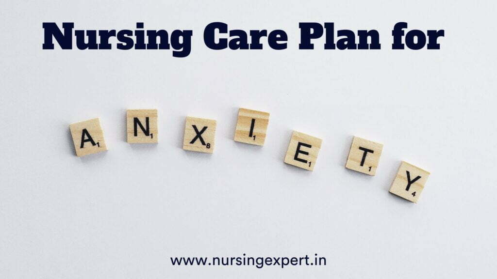 Nursing Care Plan for anxiety