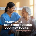 Indian geriatric nurse caring for elderly patient – NursingExpert.in