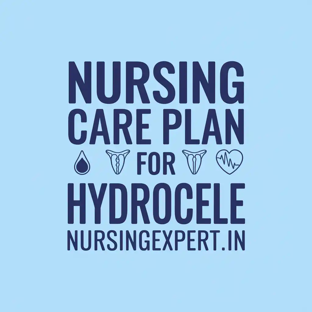 hydrocele nursing care plan pdf