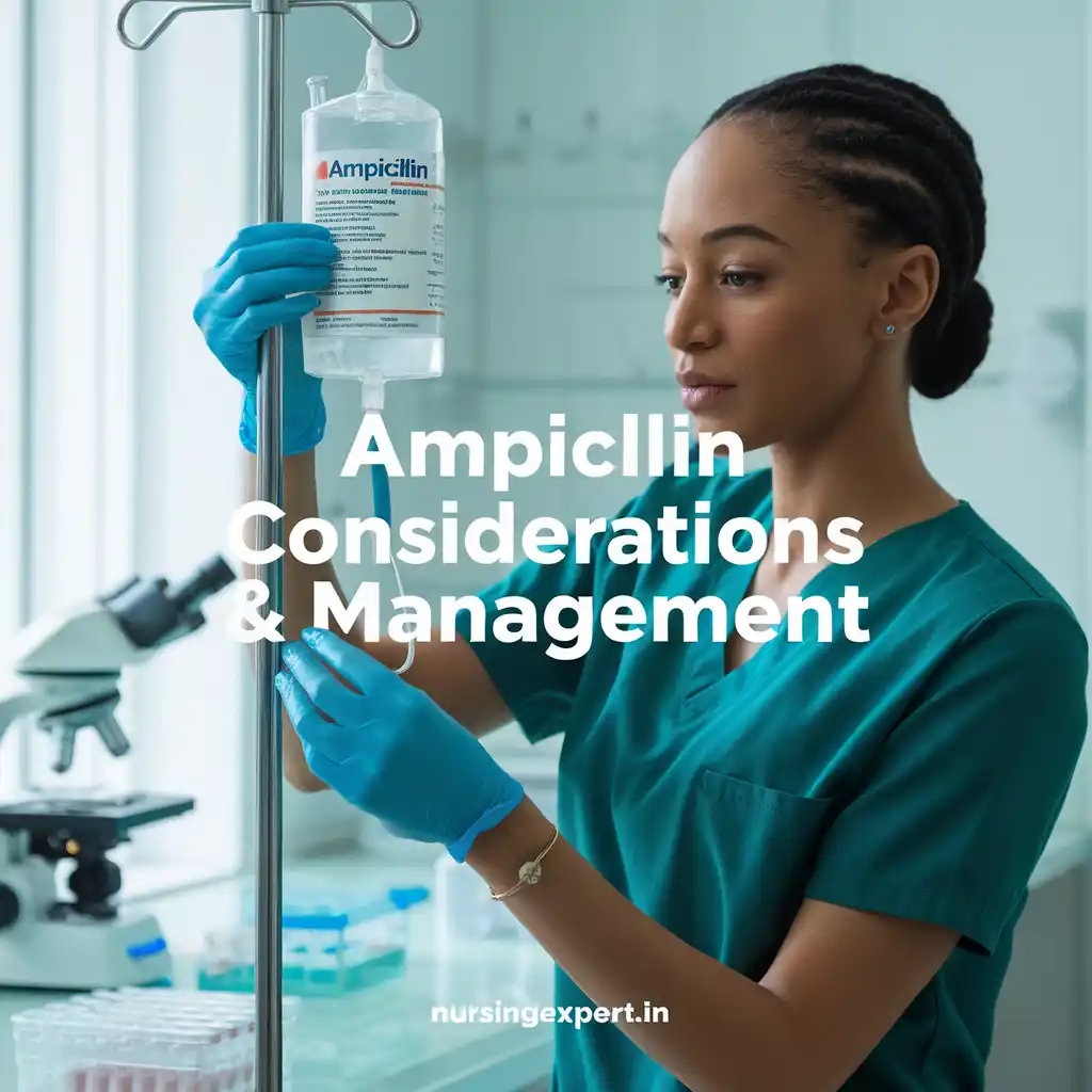 ampicillin Nursing Considerations Management