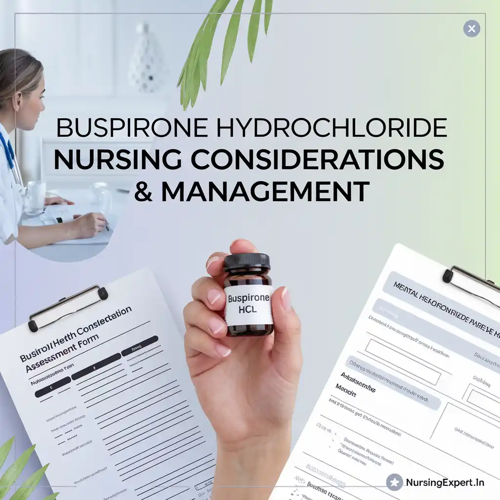 buspirone hydrochloride Nursing Considerations Management