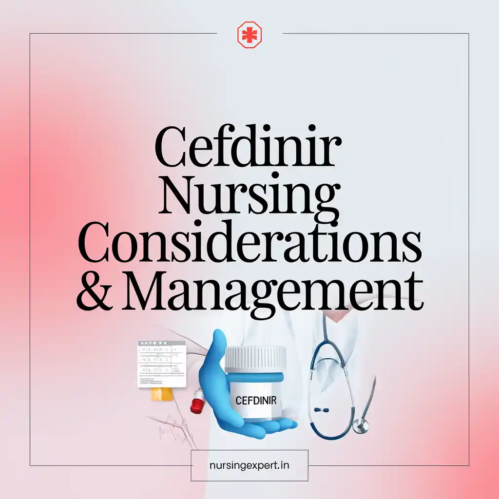 cefdinir Nursing Considerations Management