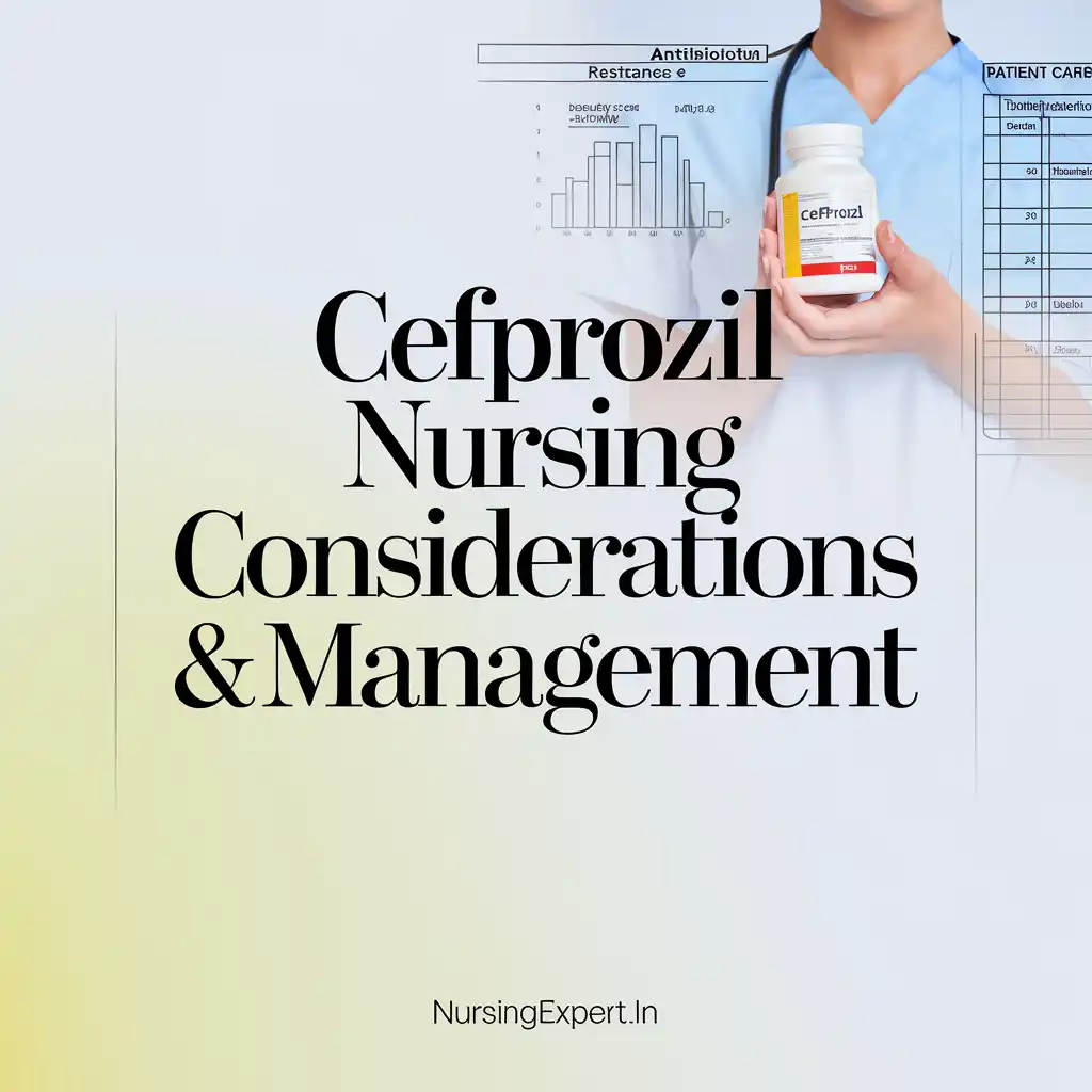 cefprozil Nursing Considerations Management