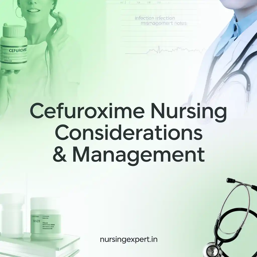 cefuroxime Nursing Considerations Management