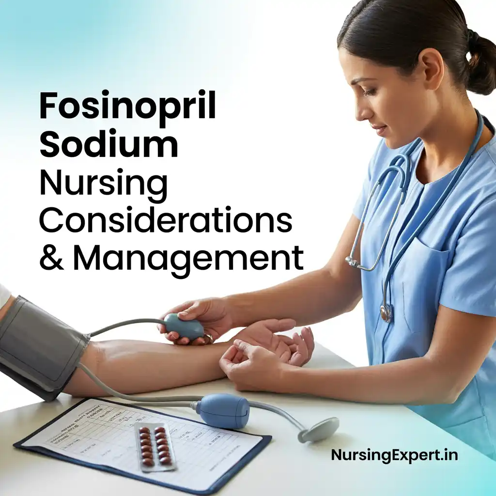 fosinopril sodium Nursing Considerations Management