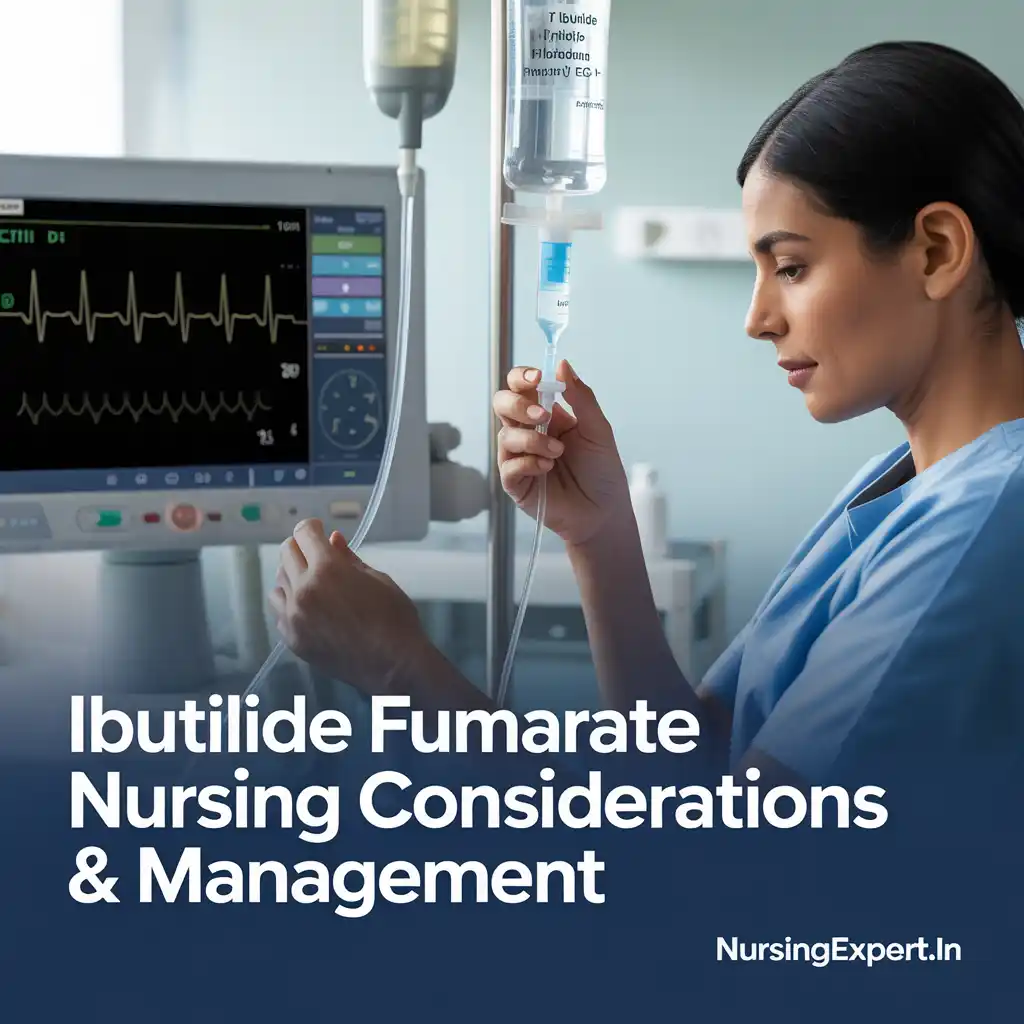 ibutilide fumarate Nursing Considerations Management