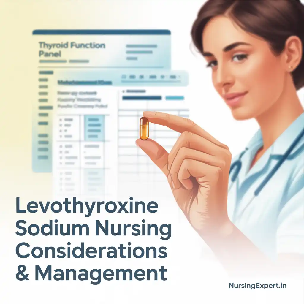 levothyroxine sodium Nursing Considerations Management