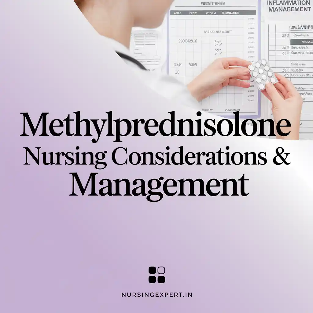 methylprednisolone Nursing Considerations Management