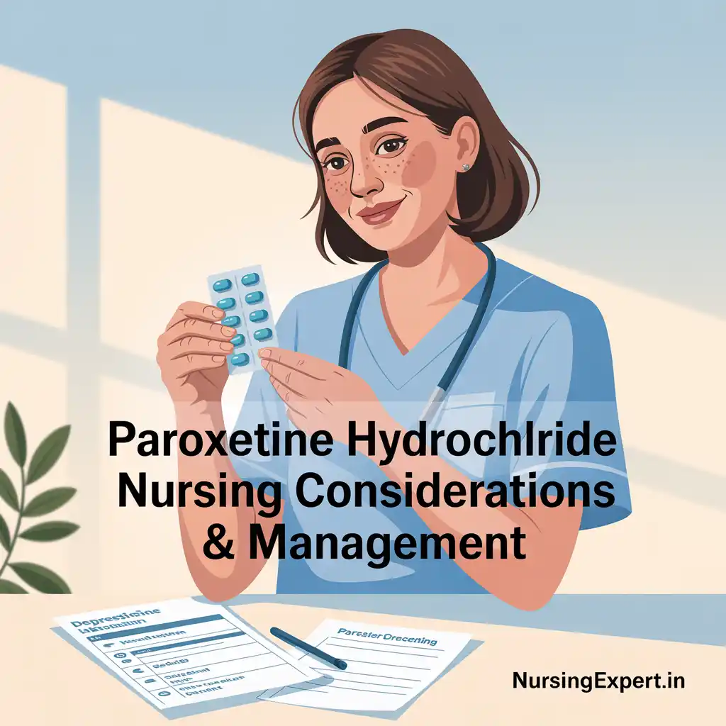 paroxetine hydrochloride Nursing Considerations Management