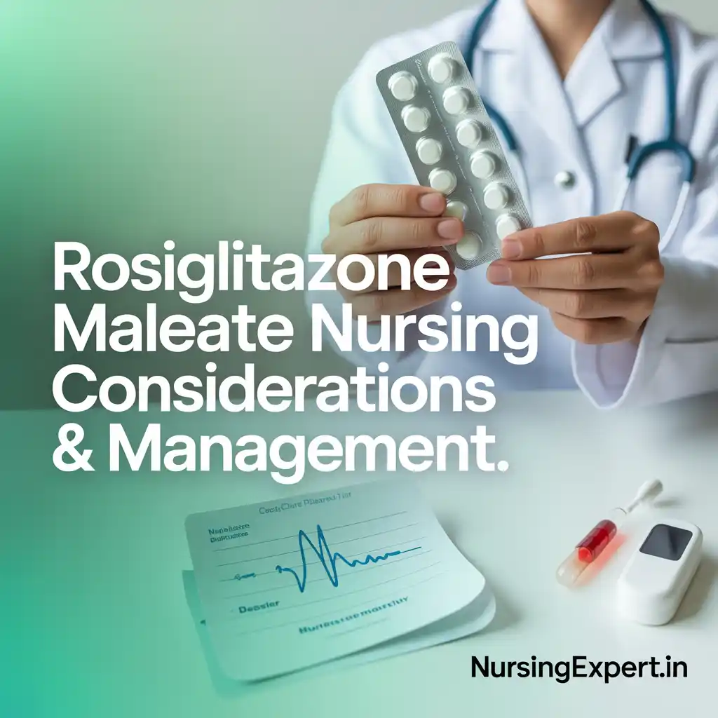 rosiglitazone maleate Nursing Considerations Management