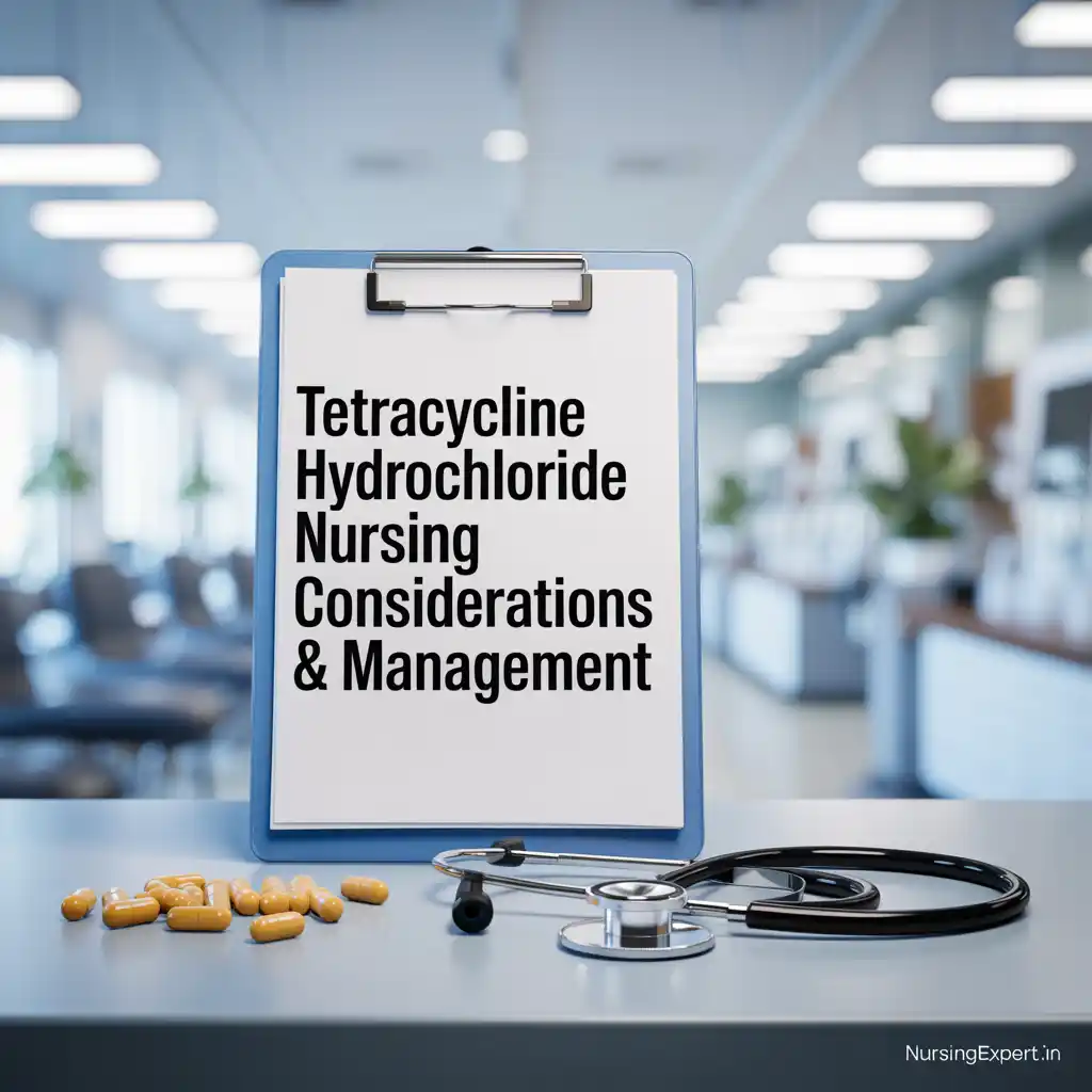 tetracycline hydrochloride Nursing Considerations Management